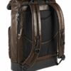 Luke Roll Top Leather Backpack  Alpha-Bravo